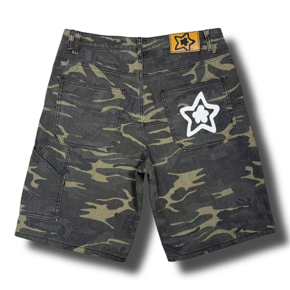 Star Team Drop Shorts - Camo