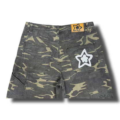 Star Team Drop Shorts - Camo