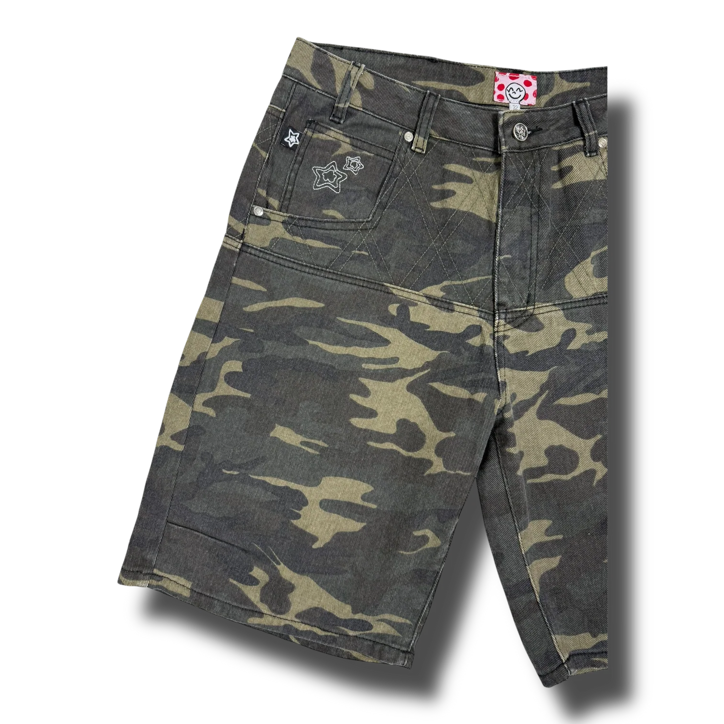 Star Team Drop Shorts - Camo