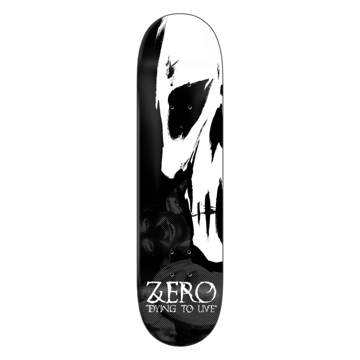 Zero Dying To Live 30 Year Reissue Deck - 8.5 Black Dipped