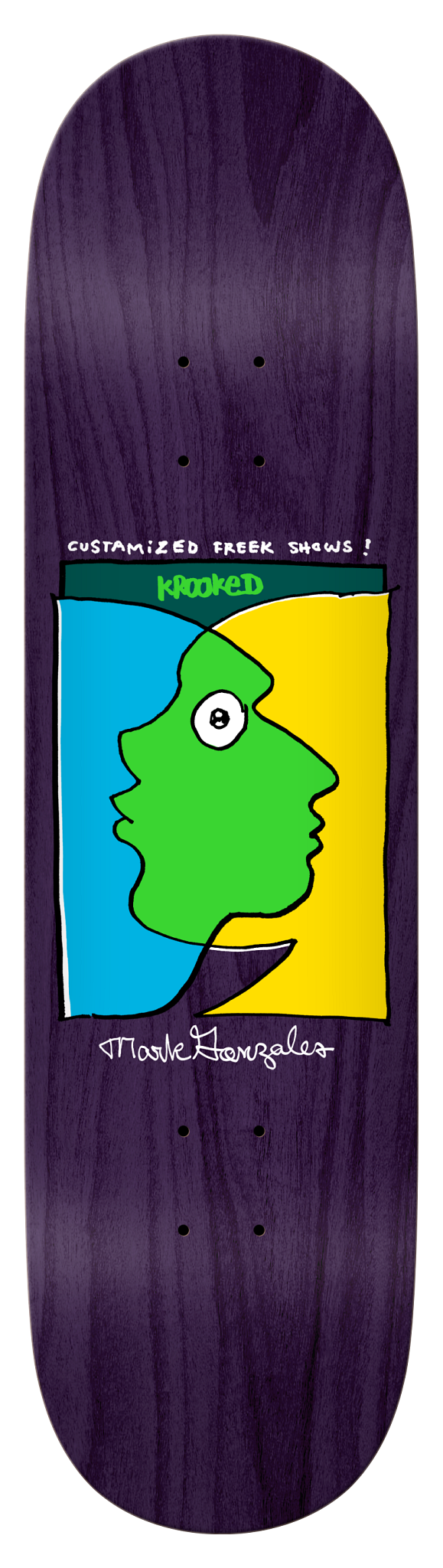 Krooked Gonz Freek Show Deck - 8.62