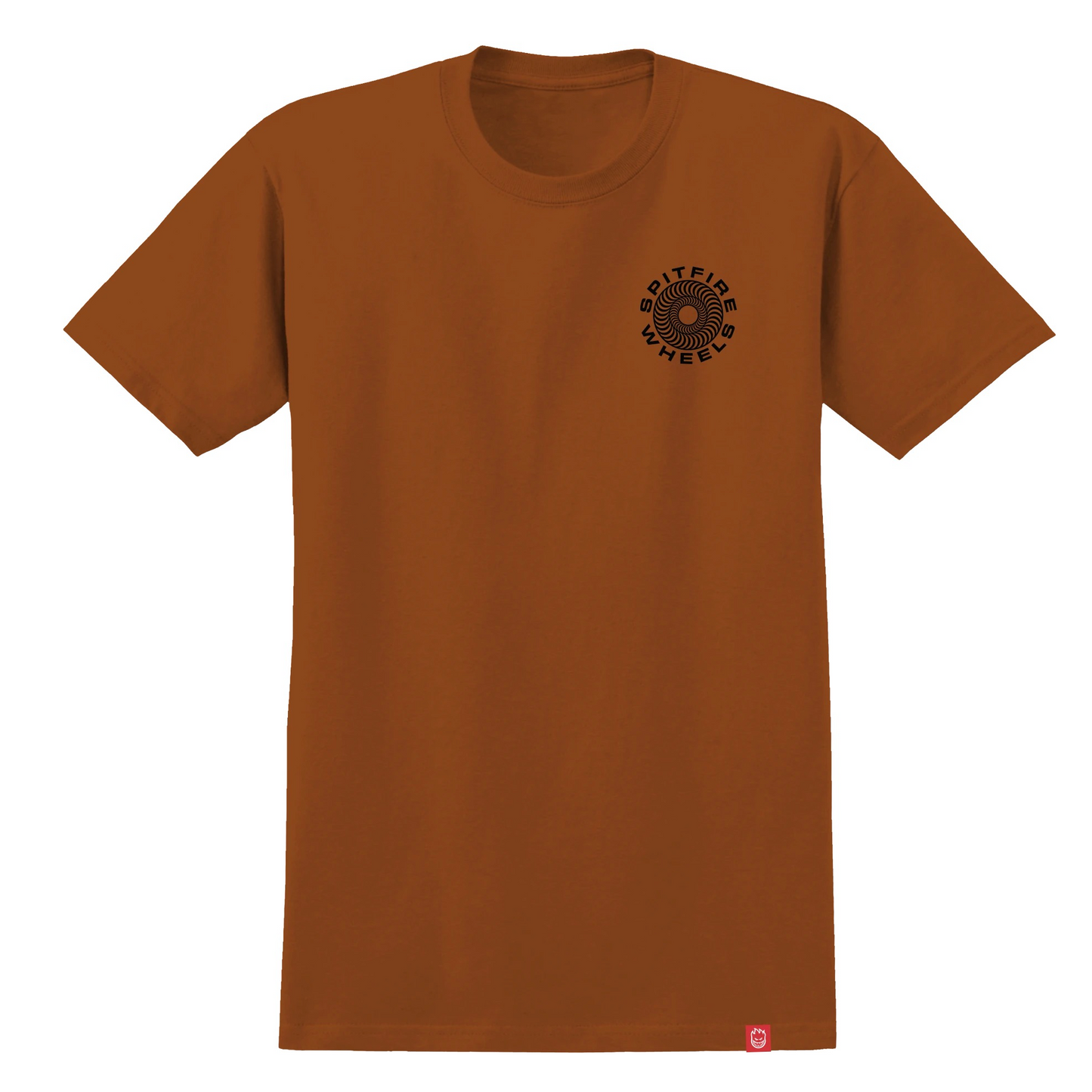 Spitfire Classic '87 Swirl Tee - Burnt Orange/Black