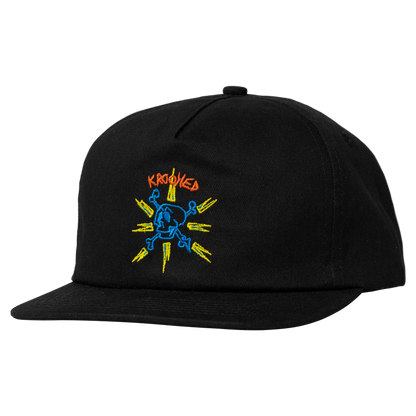 Krooked Style KR Snapback - Black
