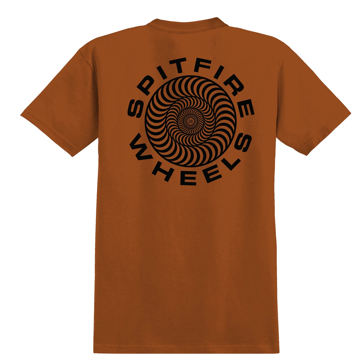 Spitfire Classic '87 Swirl Tee - Burnt Orange/Black