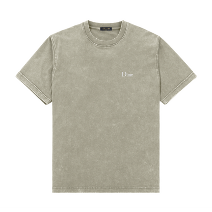 Dime Classic Small Logo Tee - Faded Cement