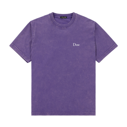 Dime Classic Small Logo Tee - Faded Iris