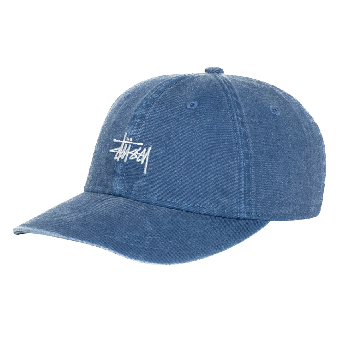 Stussy Basic Washed Low Pro Cap - Faded Navy