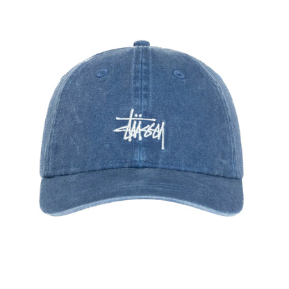 Stussy Basic Washed Low Pro Cap - Faded Navy