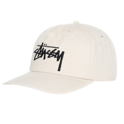 Stussy Big Stock Mid Depth Cap - Faded Tan