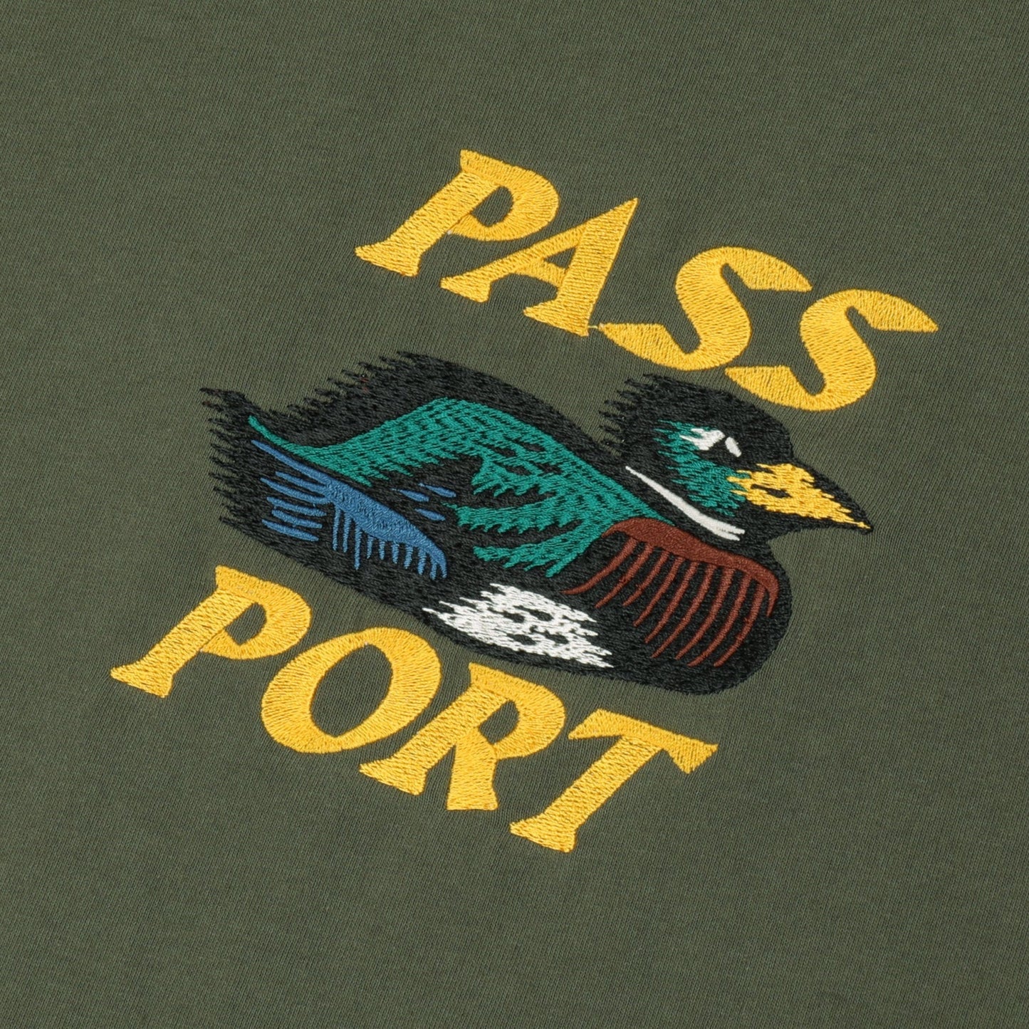 Pass-Port Fast Duck Tee - Olive