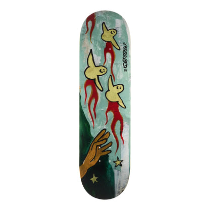 Krooked Team Firebirds True Fit Green Deck - 8.5