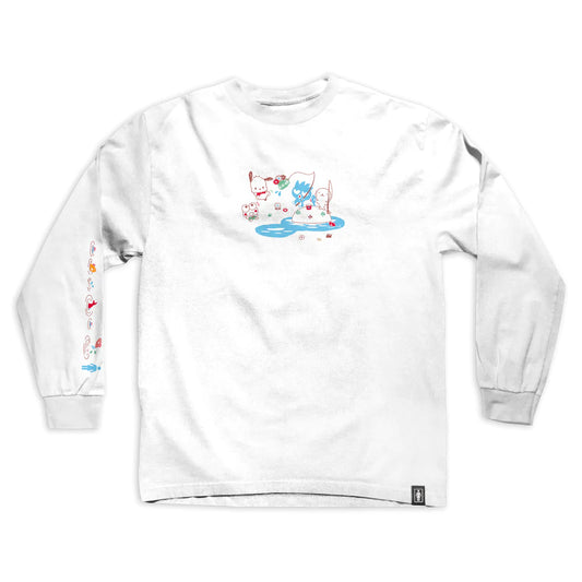 Girl Hello Kitty & Friends Fishing Longsleeve - White