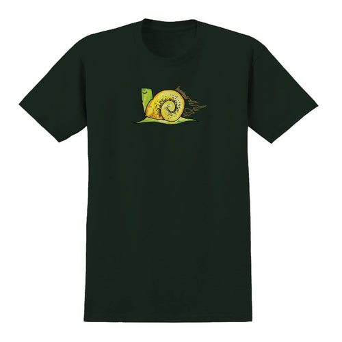 Krooked Flame Snail Tee - Forest