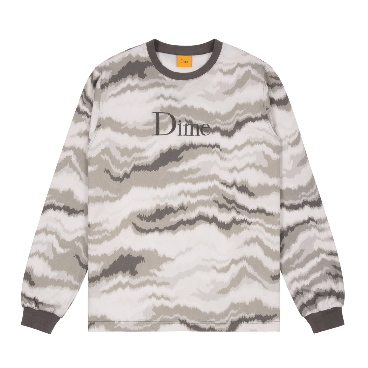 Dime Frequency Longsleeve Shirt - Gray