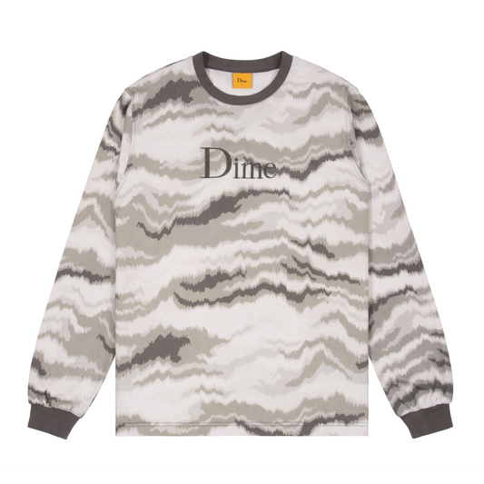 Dime Frequency Longsleeve Shirt - Gray