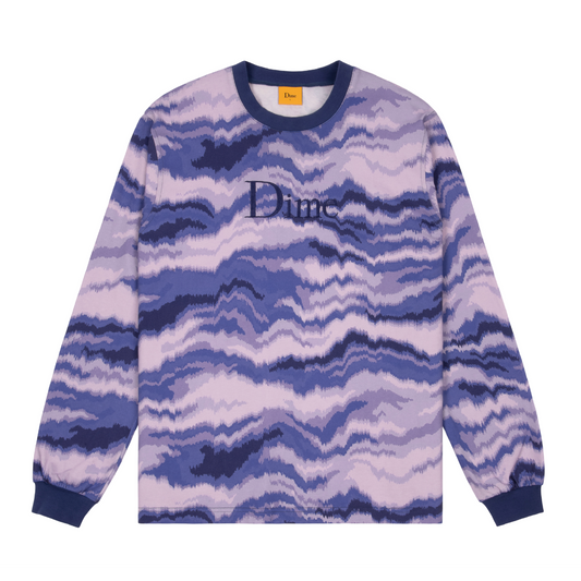 Dime Frequency Longsleeve Shirt - Purple