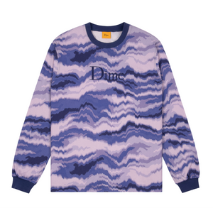 Dime Frequency Longsleeve Shirt - Purple