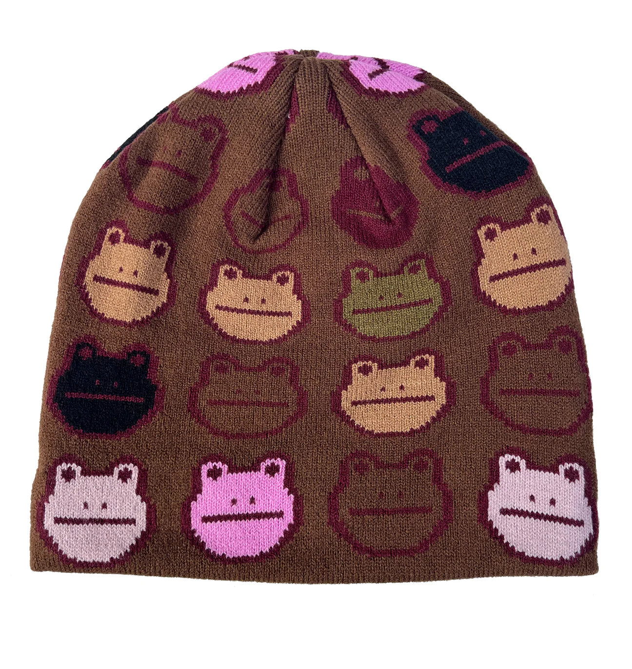 Frog Nation Beanie - Brown