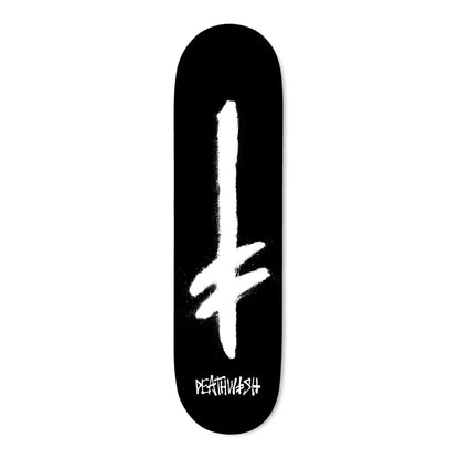 Deathwish Gang Spray Black/White Deck  - 8.25