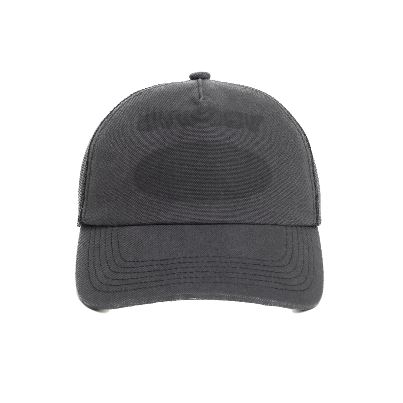 Stussy Hc Ghost Logo Trucker Cap - Black
