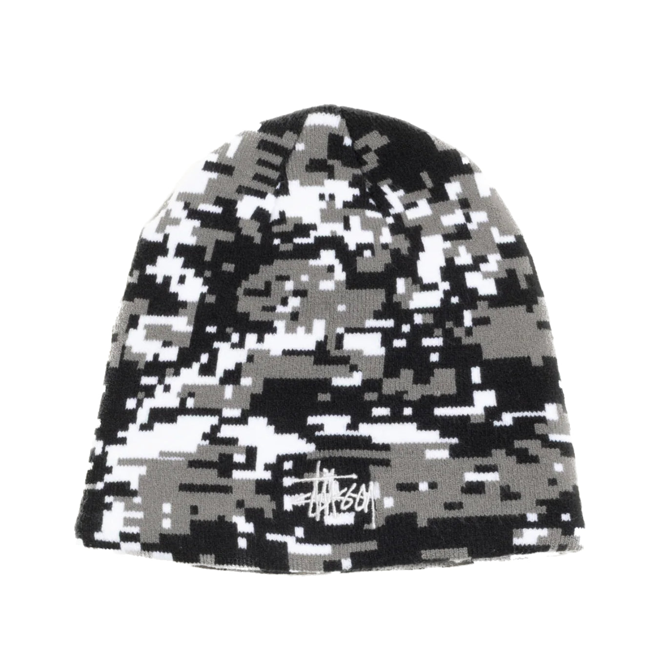 Stussy Basic Skullcap Beanie - Digi Camo Grey