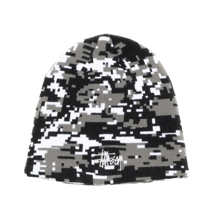 Stussy Basic Skullcap Beanie - Digi Camo Grey