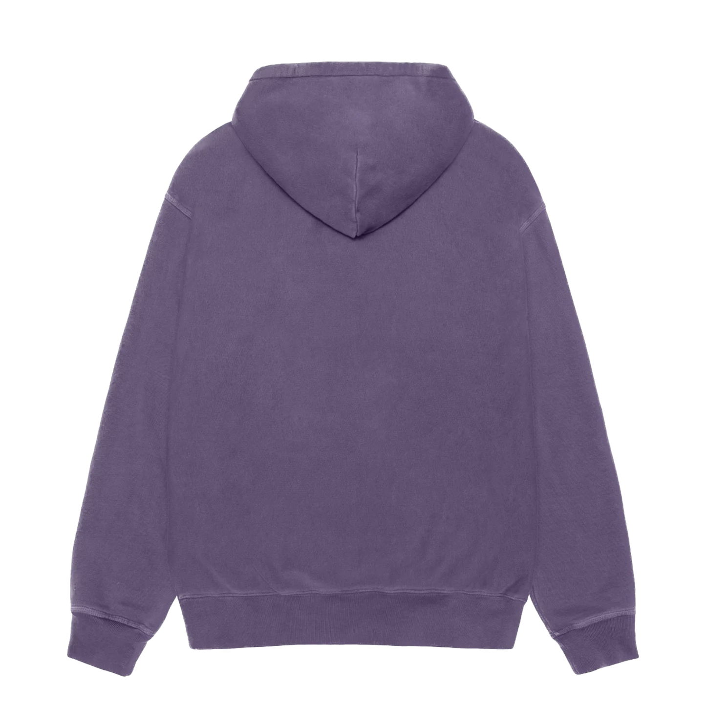 Stussy Jumbo Pigment Dyed Zip Hoodie - Grape – Ninetimes Skateshop