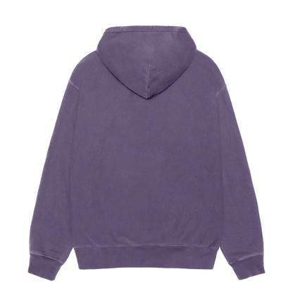 Stussy Jumbo Pigment Dyed Zip Hoodie - Grape