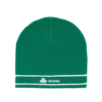 Stussy Clover Skullcap Beanie - Green