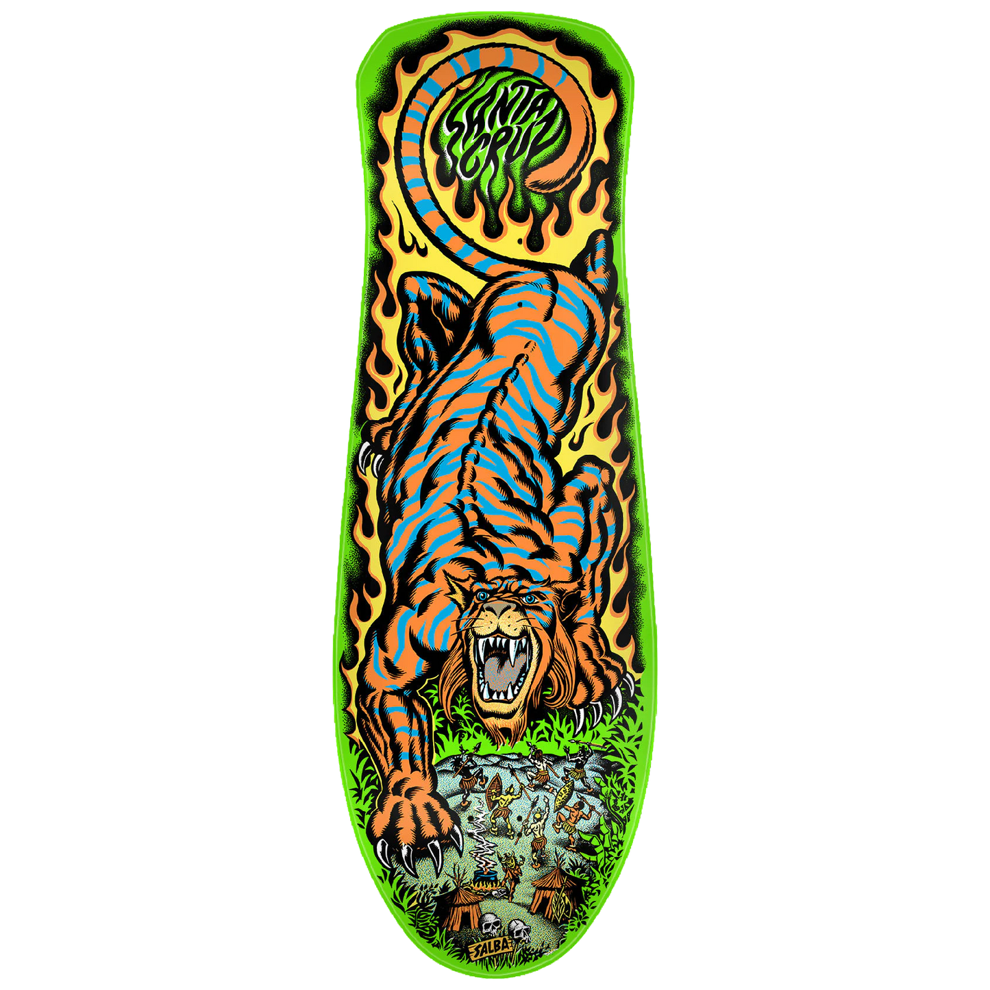 Santa Cruz Reissue Salba Tiger Deck - 10.3 X 31.1