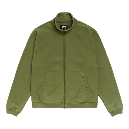 Stussy Zip Fleece Mock Neck - Green