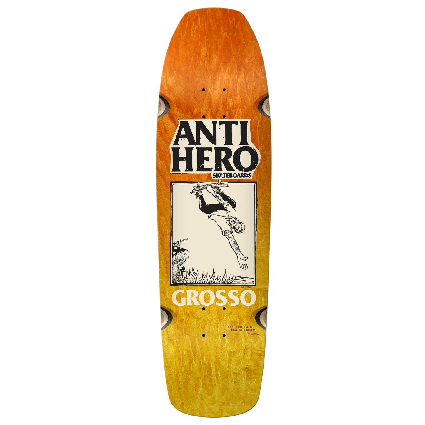 Antihero Grosso Skate Shop Day Exclusive Hand Plant Fade Deck - 9.25