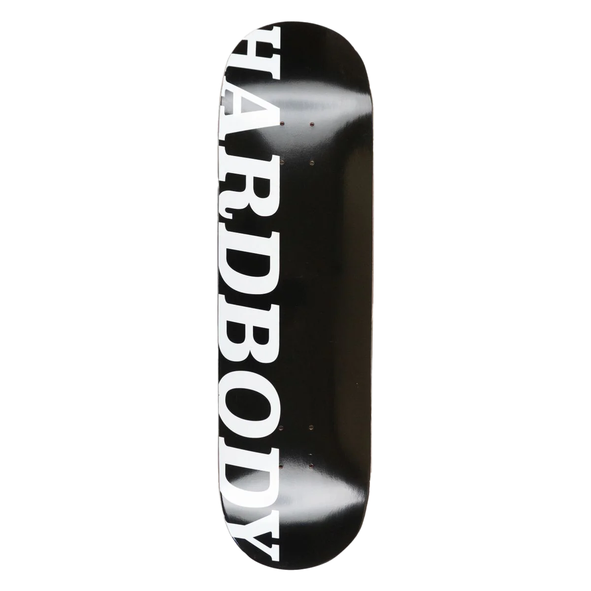 Hardbody Logo (Long) Deck - 8.25 Black/White