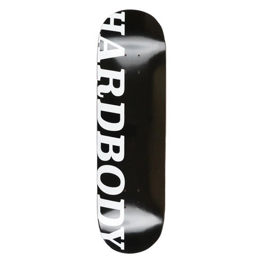 Hardbody Logo (Long) Deck - 8.25 Black/White