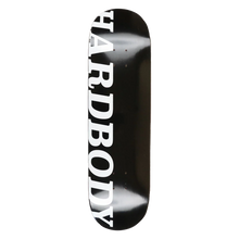 Load image into Gallery viewer, Hardbody Logo (Long) Deck - 8.25 Black/White