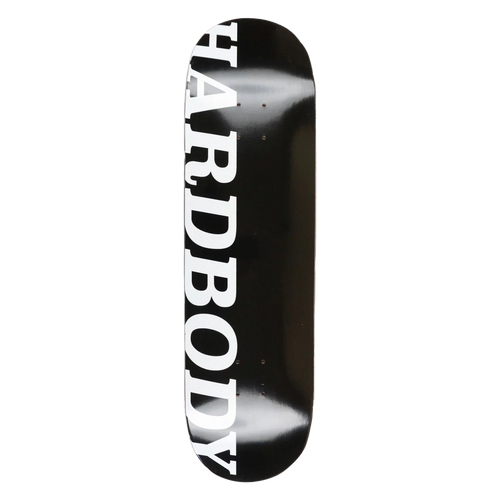 Hardbody Logo (Long) Deck - 8.25 Black/White