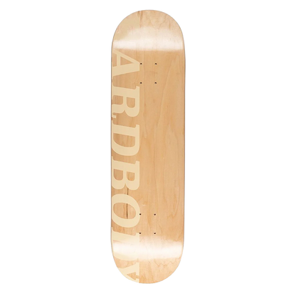 Hardbody Logo Deck - 8.25 Natural