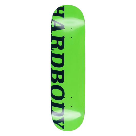 Hardbody Logo (Short) Deck - 8.25 Neon