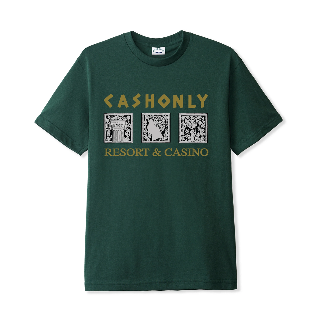 Cash Only High Rollers Tee - Dark Forest