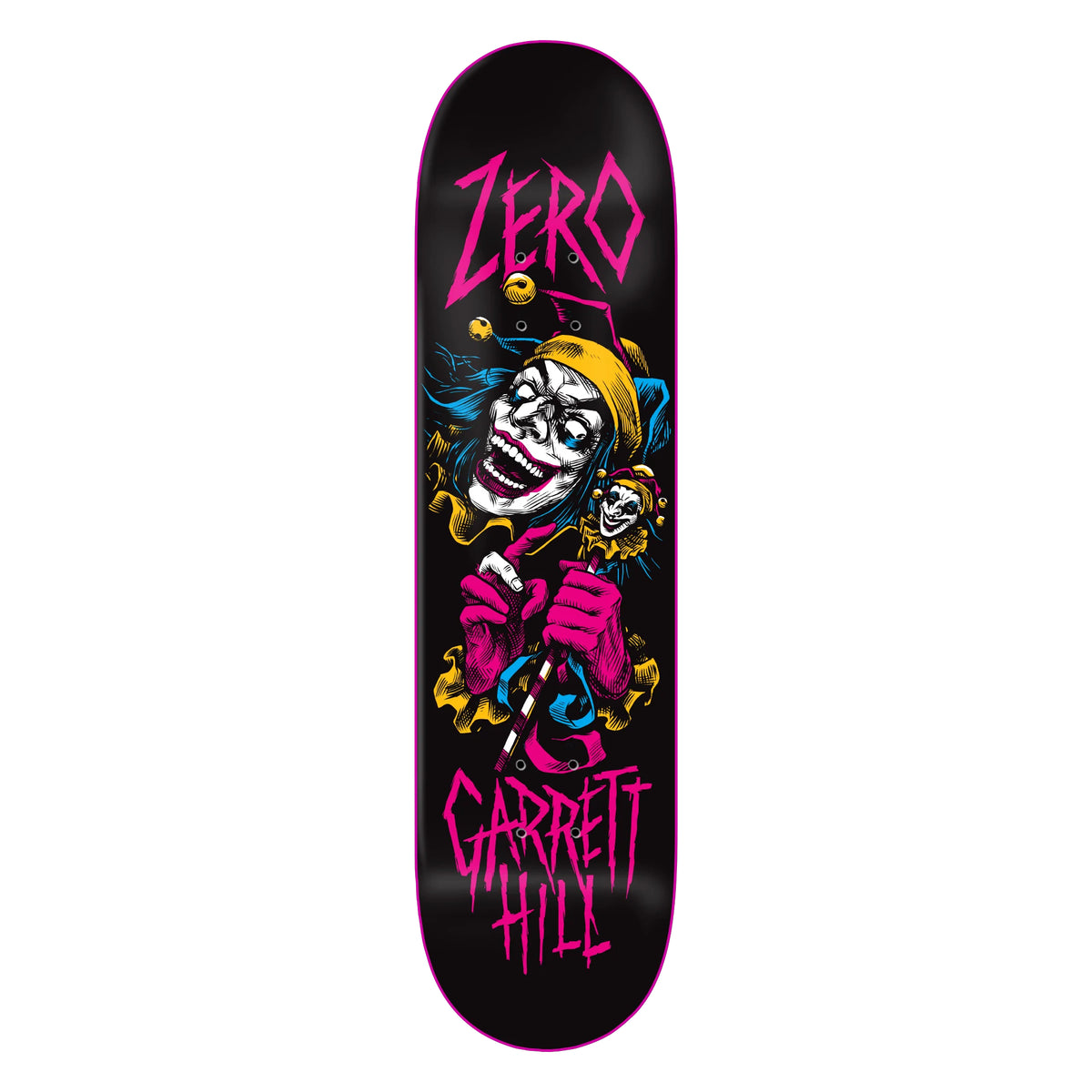 Zero Hill Jester 30 Year Reissue Deck - 8.25 Pink Dipped