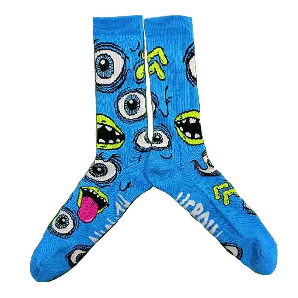 Heroin Mutant Socks - Blue