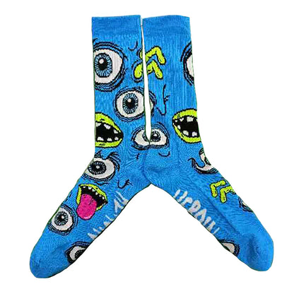 Heroin Mutant Socks - Blue