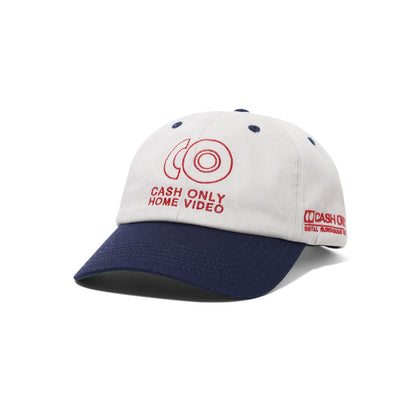 Cash Only Home Video 6 Panel Cap - Light Grey