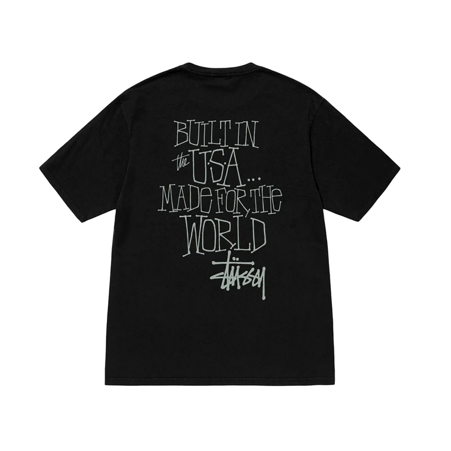 Stussy Built In USA Pigment Dyed Tee - Black