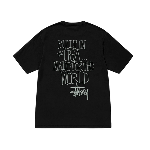 Stussy Built In USA Pigment Dyed Tee - Black