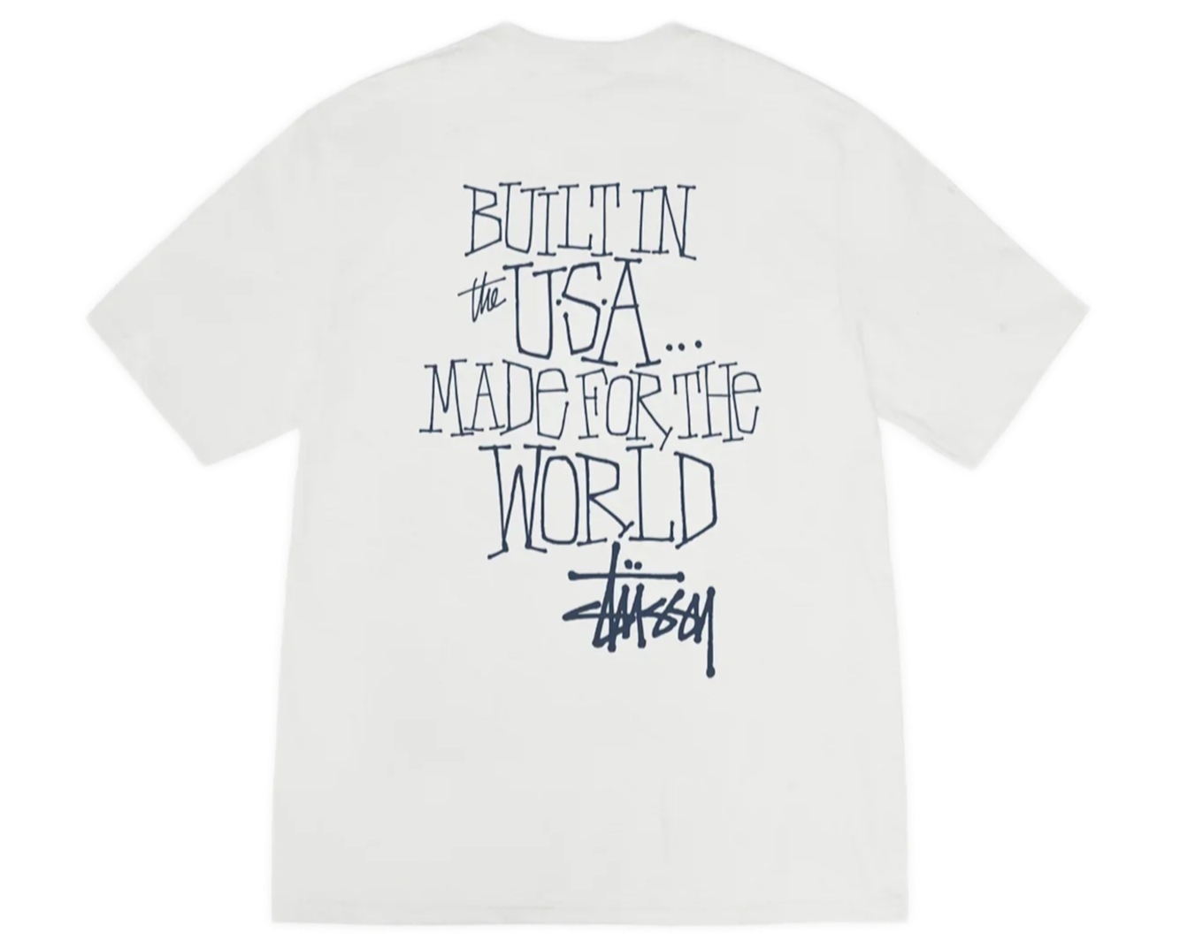 Stussy Built In USA Pigment Dyed Tee - Natural