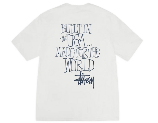 Stussy Built In USA Pigment Dyed Tee - Natural