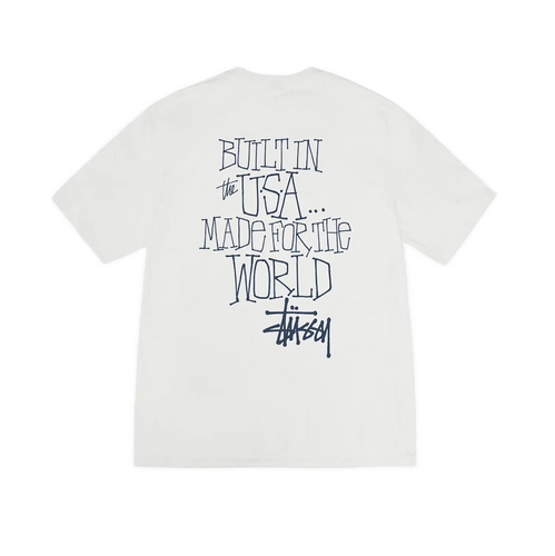 Stussy Built In USA Pigment Dyed Tee - Natural