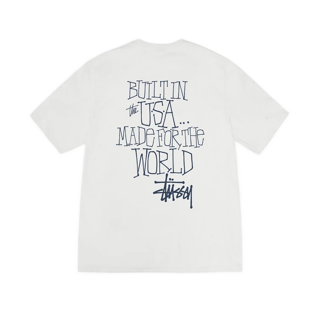 Stussy Built In USA Pigment Dyed Tee - Natural