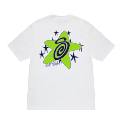 Stussy Galaxy Tee - White